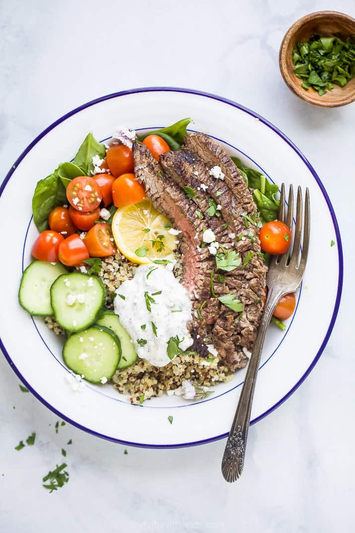 Steak Mediterranean Bowl