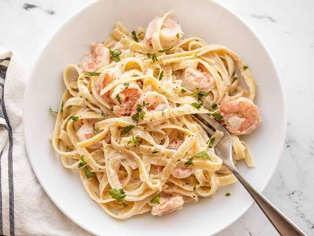 Shrimp Alfredo